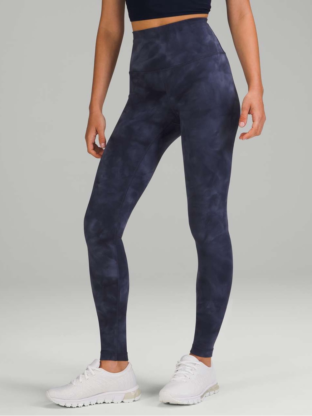 lululemon Wunder Train High-Rise Tight 33” Tall Size 6 Diamond Dye Naval Blue